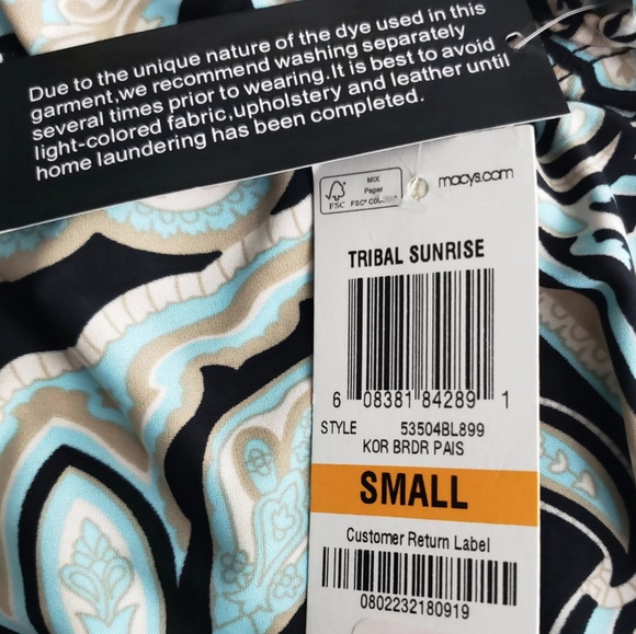 International Concepts Dress Sz S Tribal Sunrise - Picture 6 of 8